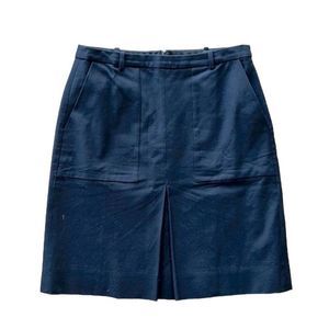 J. crew Navy blue pencil skirt with packets women’s size 6 petite NWOT